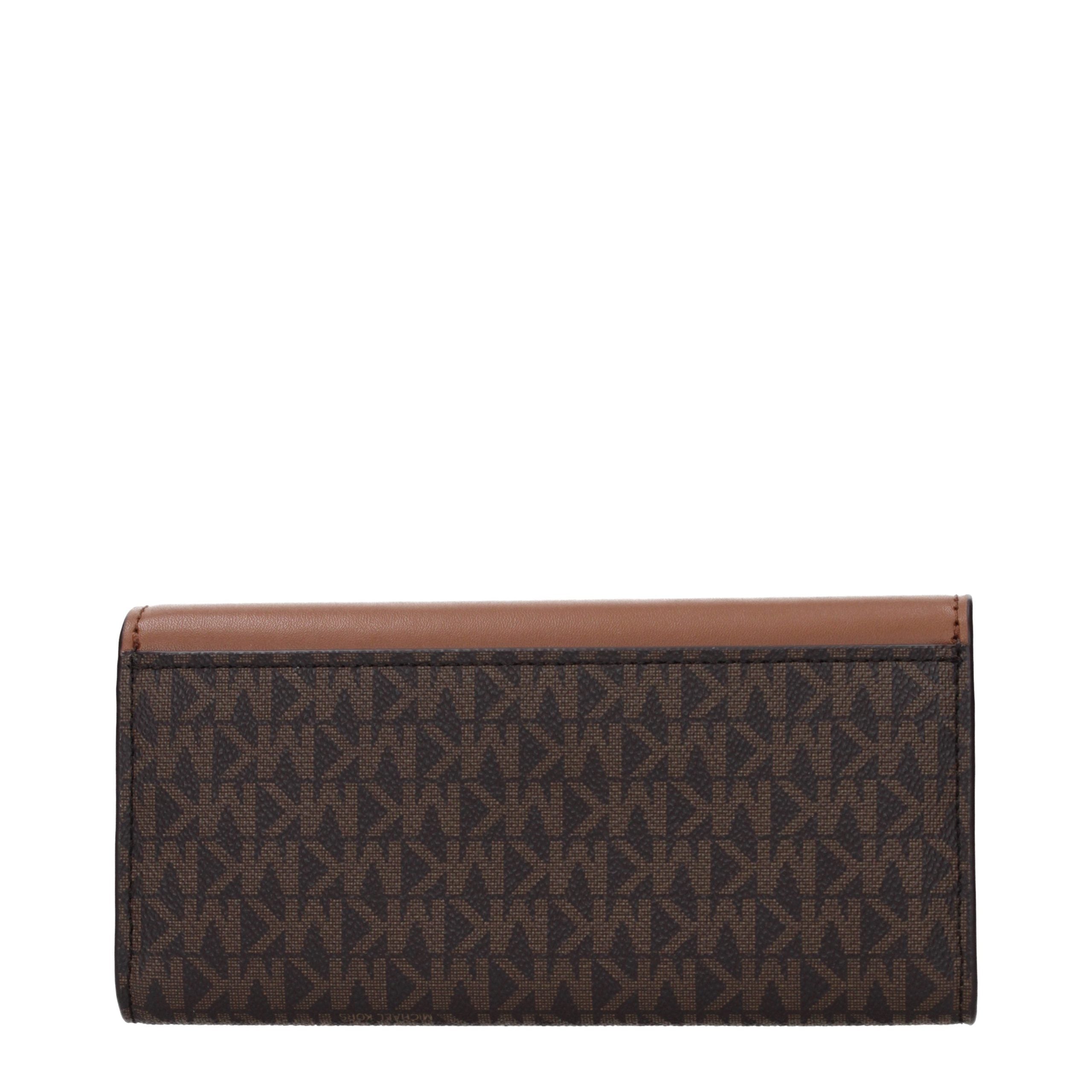 Michael Kors Braune Stoffgeldbörse