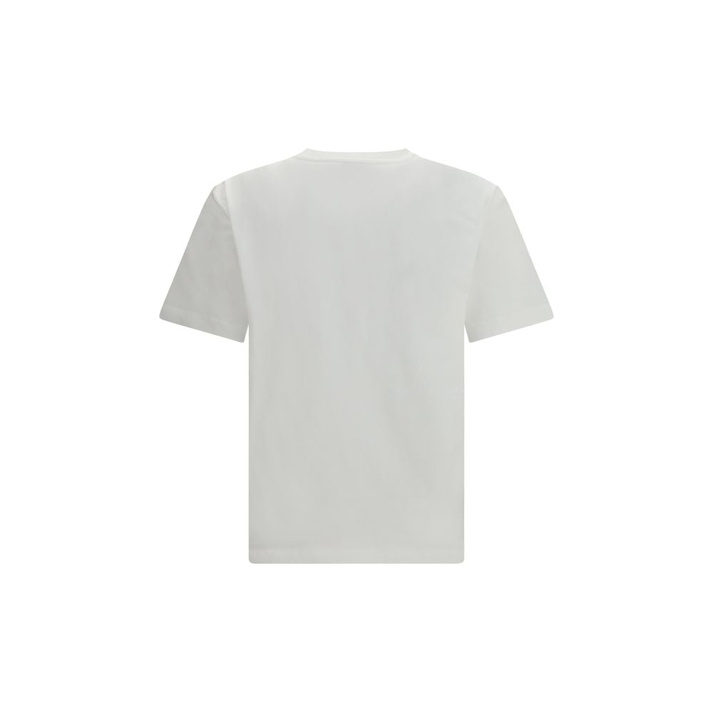 PINKO Weißes Baumwoll-T-Shirt