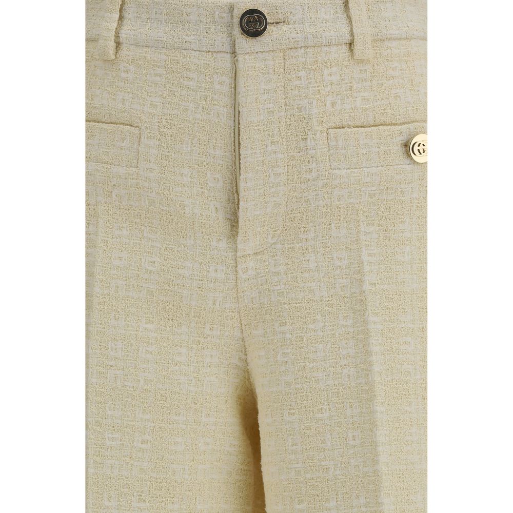 Gucci Beige Baumwoll-Anzughose