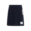 Thom Browne Blaue Baumwoll-Minirock