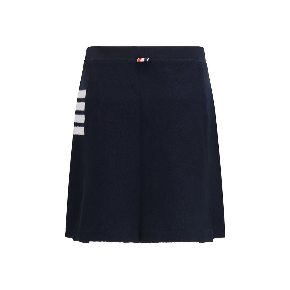 Thom Browne Blaue Baumwoll-Minirock
