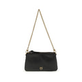 PINKO Schwarze Bos Taurus Kalbsleder Schultertasche