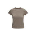 Rick Owens Braunes Baumwoll-T-Shirt