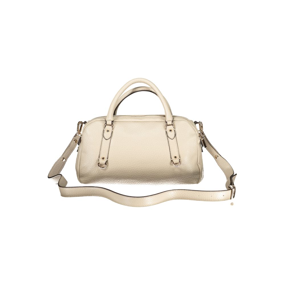 Guess Jeans Beige Polyurethane Damen Handtasche