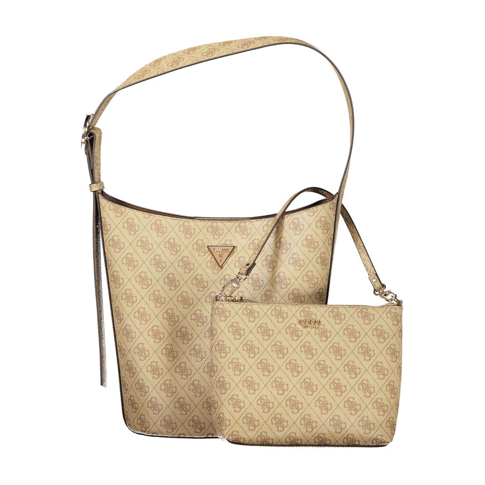 Guess Women's Handbag in Beige Polyurethane
