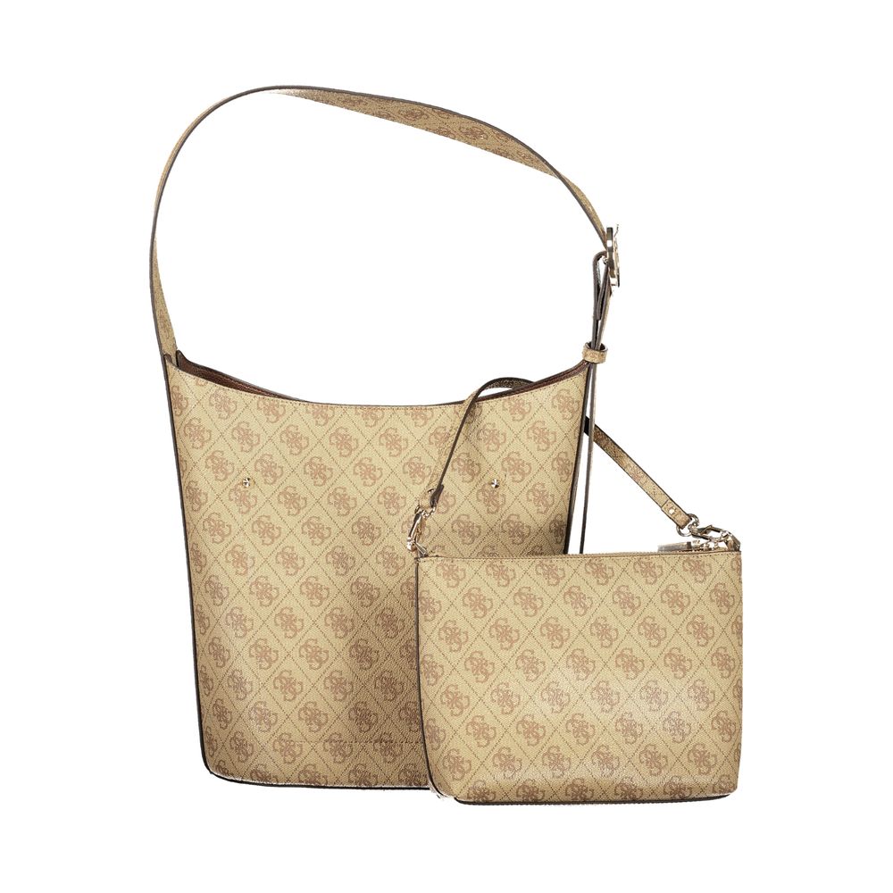 Guess Women's Handbag in Beige Polyurethane