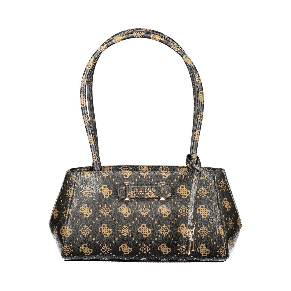 Guess Jeans Damenhandtasche aus Polyurethan in Marrone