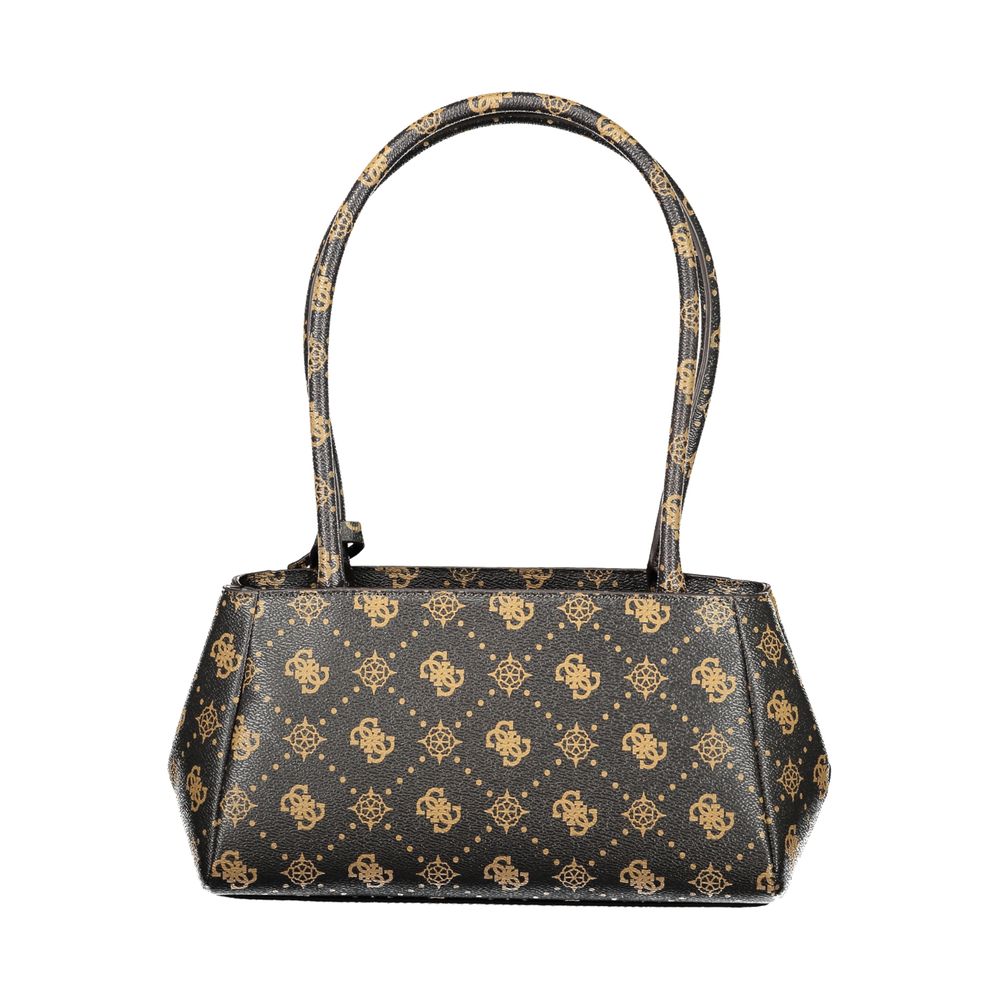 Guess Jeans Damenhandtasche aus Polyurethan in Marrone