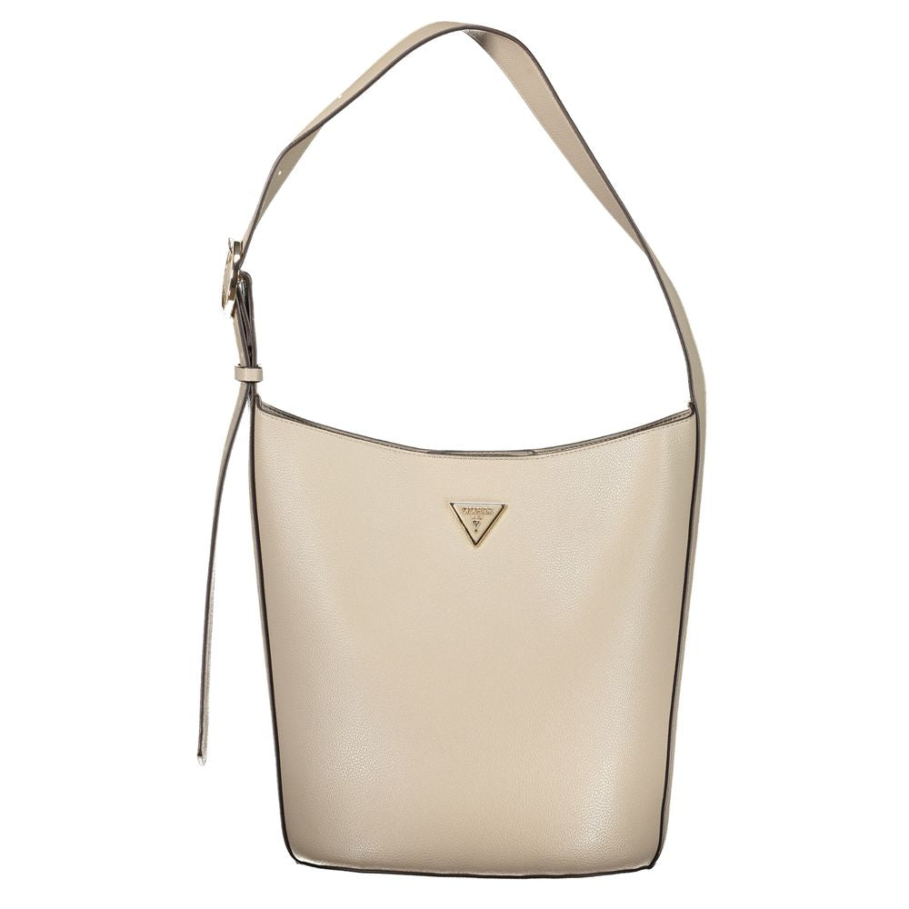 Guess Jeans Gray Polyurethane Handbag for Women