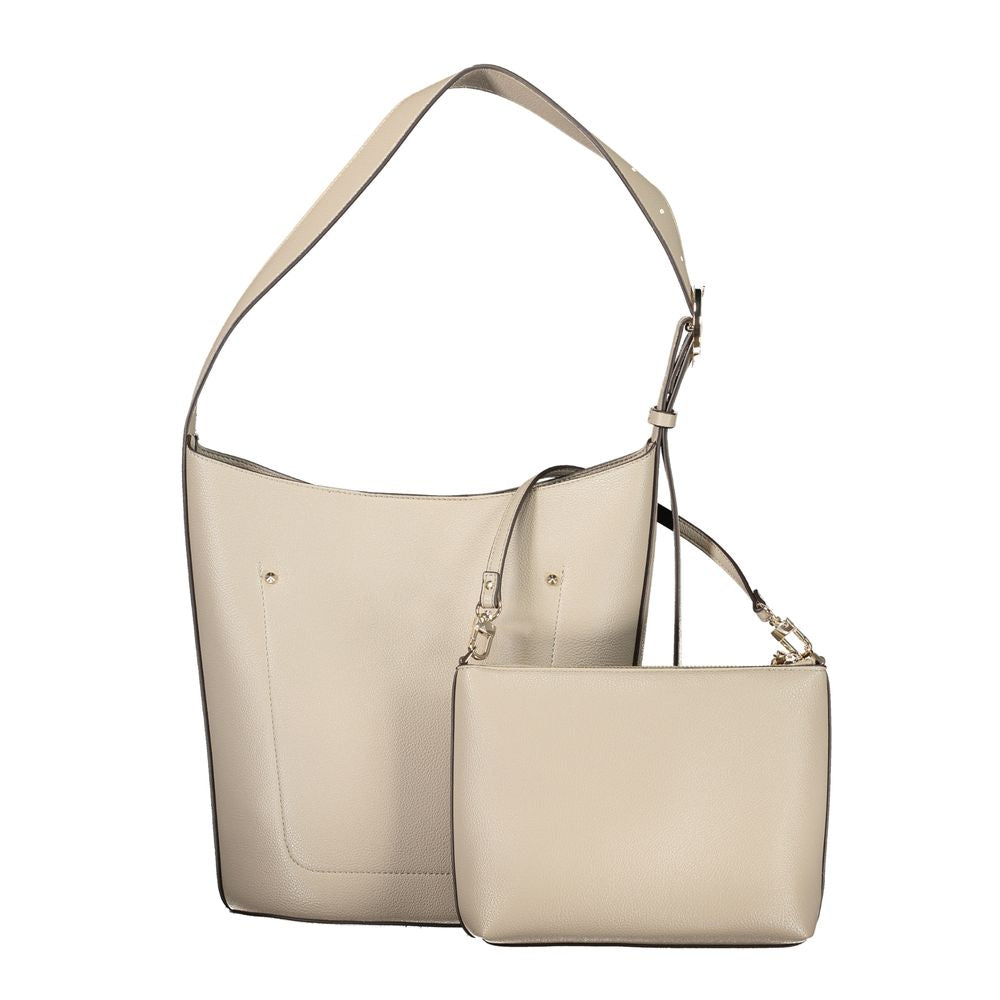 Guess Jeans Gray Polyurethane Handbag for Women