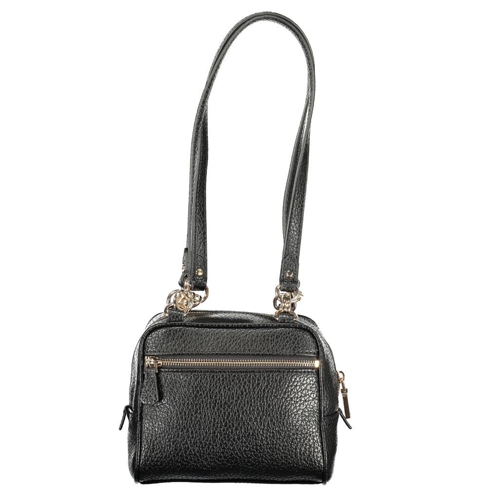 Guess Jeans Handtasche aus schwarzem Polyurethan für Damen