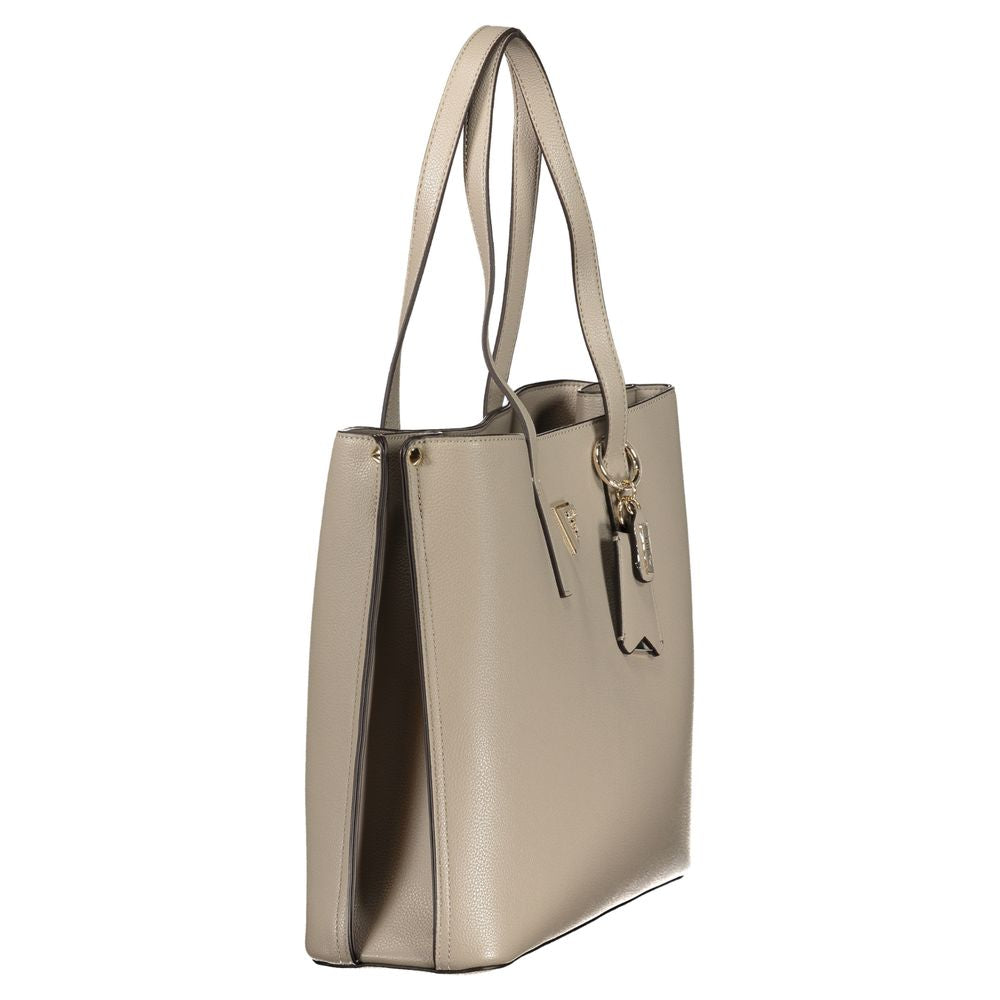 Guess Jeans Grigio Poliuretano Damen-Handtasche