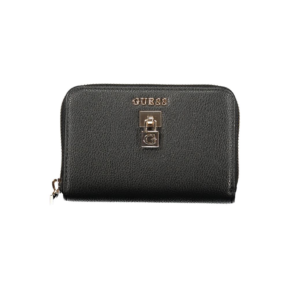 Guess Jeans Black Polyurethane Women's Wallet