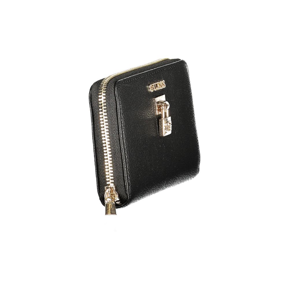 Guess Jeans Black Polyurethane Women's Wallet