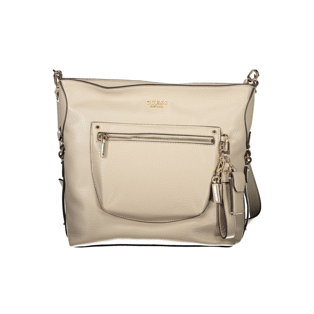 Guess Women's Handbag in Beige Polyurethane