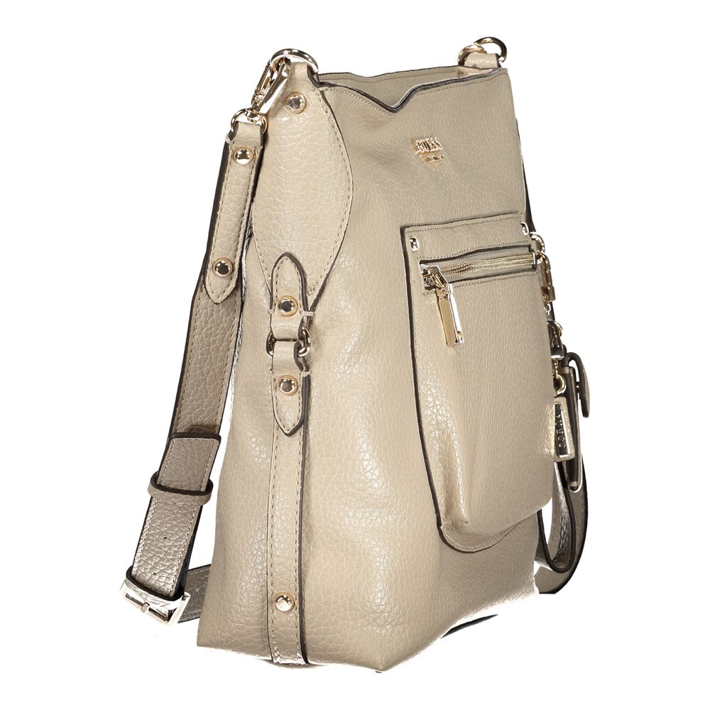 Guess Women's Handbag in Beige Polyurethane