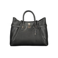 Guess Jeans Schwarze Damen-Handtasche aus Polyurethan