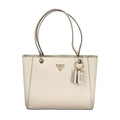 Guess Jeans Damenhandtasche aus beige Polyurethan