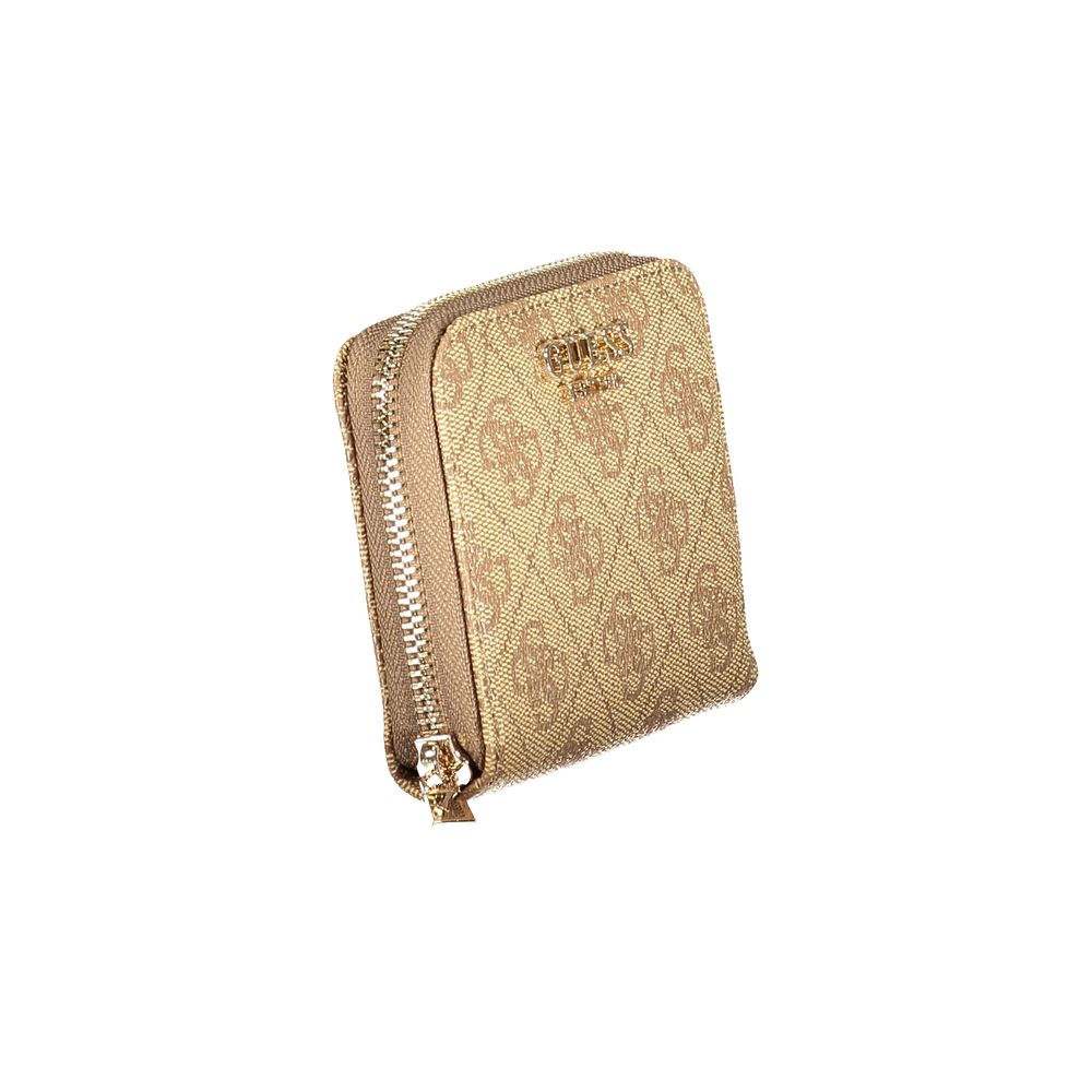 Guess Jeans Beige Polyurethane Damen Geldbörse