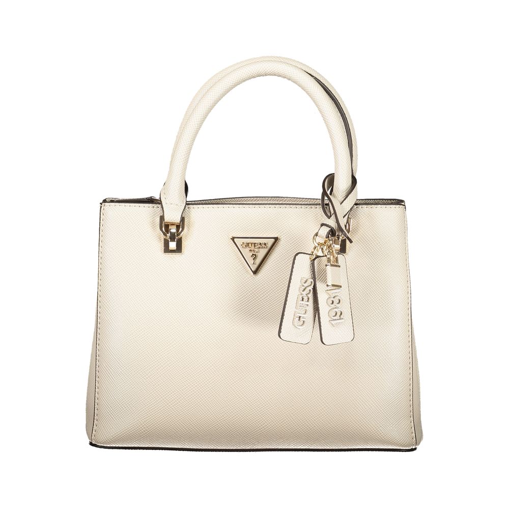 Guess Women's Handbag in Beige Polyurethane