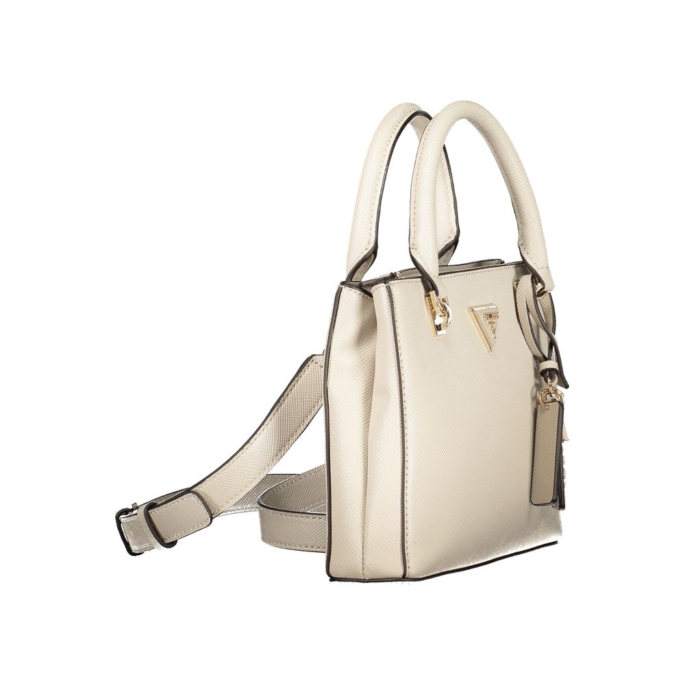 Guess Women's Handbag in Beige Polyurethane