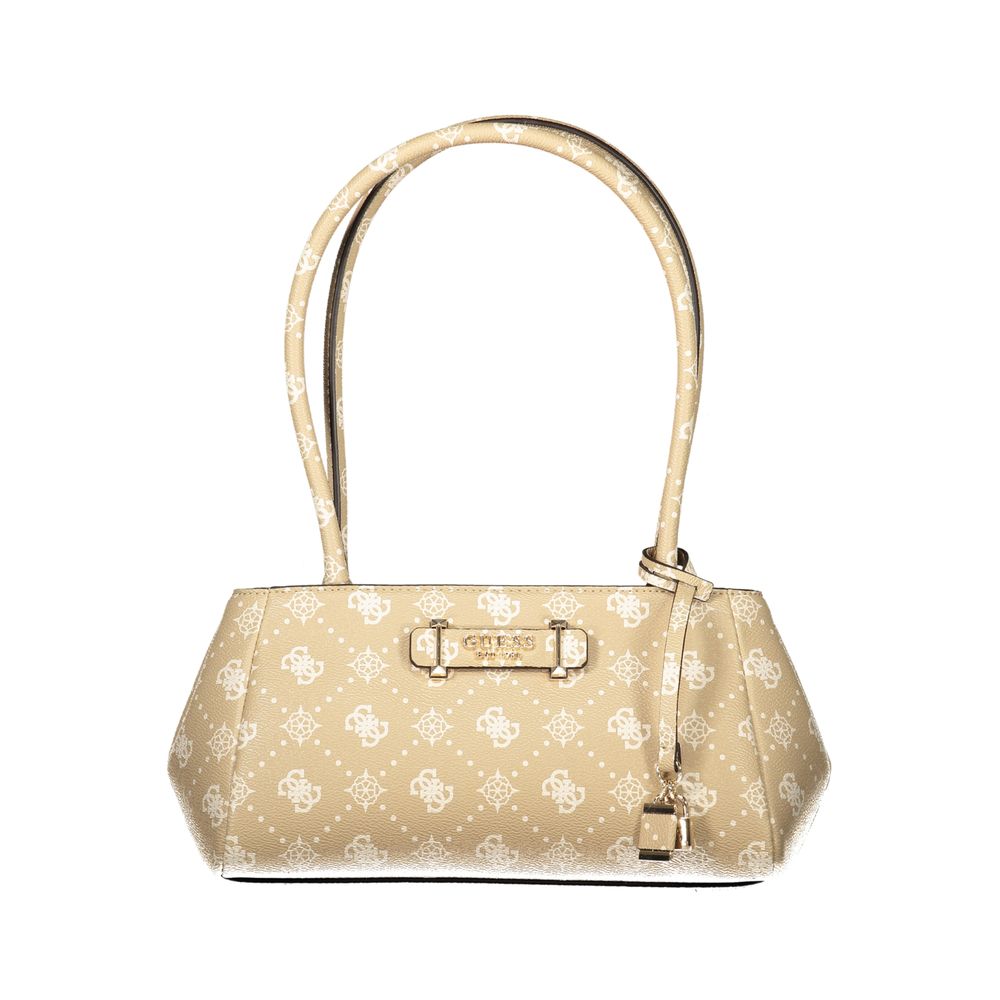Guess Jeans Beige Polyethylen Handtasche