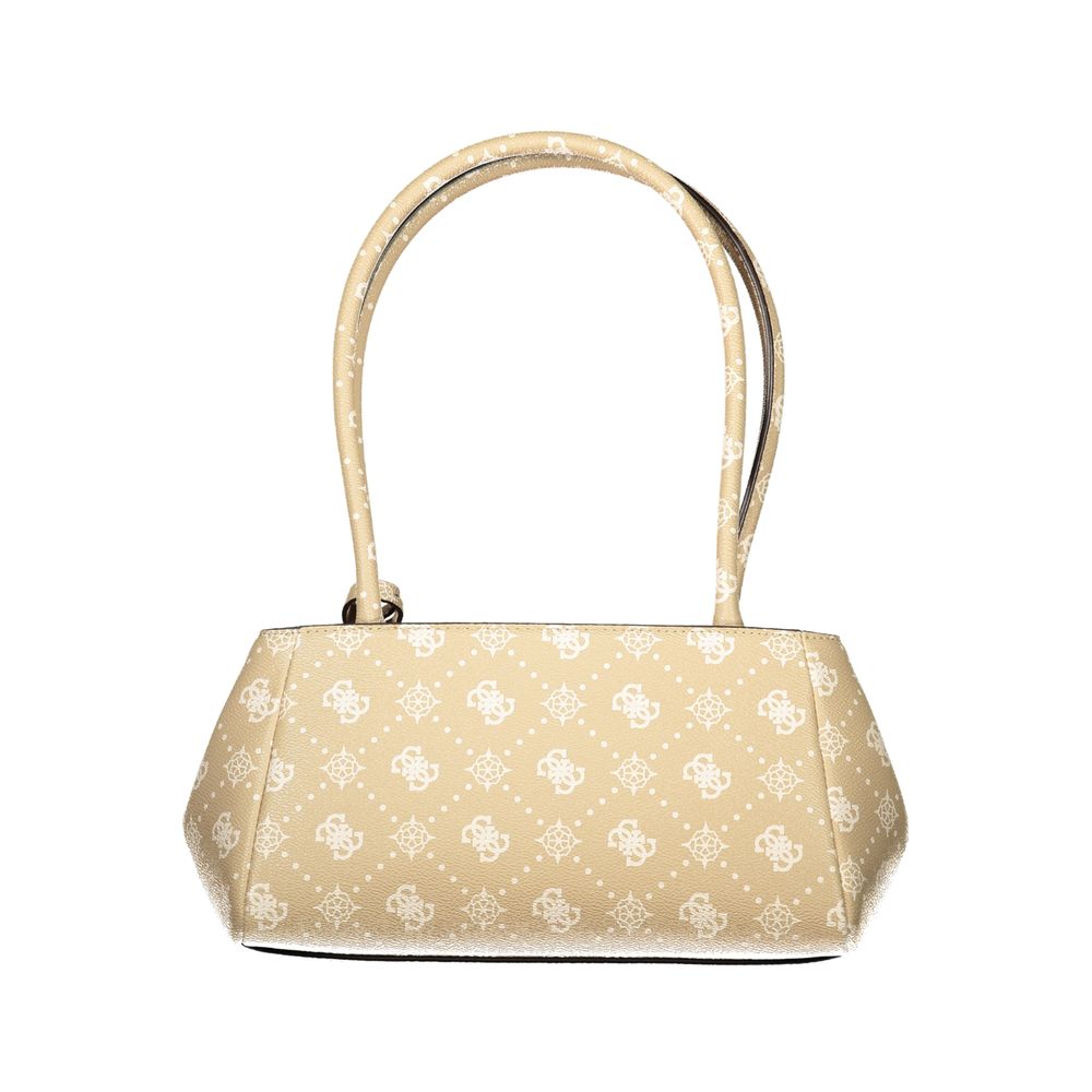 Guess Jeans Beige Polyethylen Handtasche