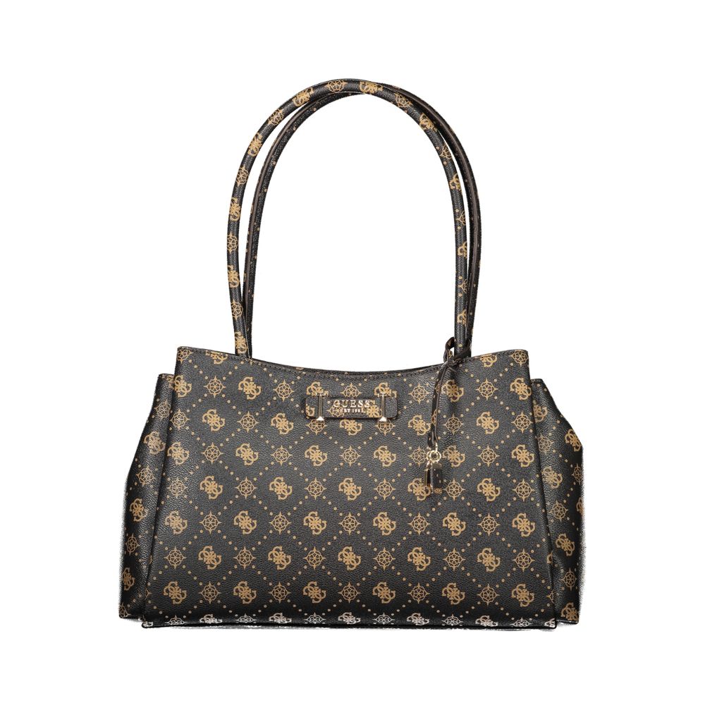 Guess Jeans Damenhandtasche aus Polyurethan in Marrone