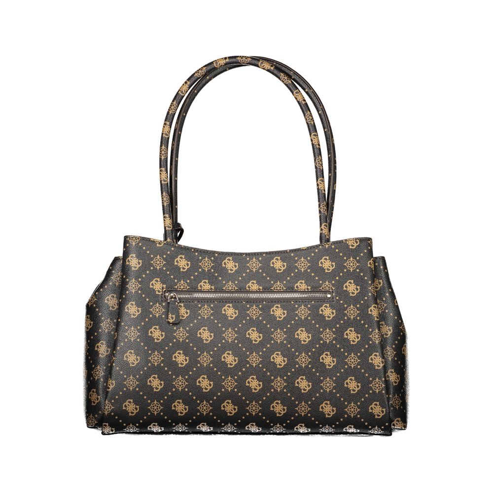 Guess Jeans Damenhandtasche aus Polyurethan in Marrone