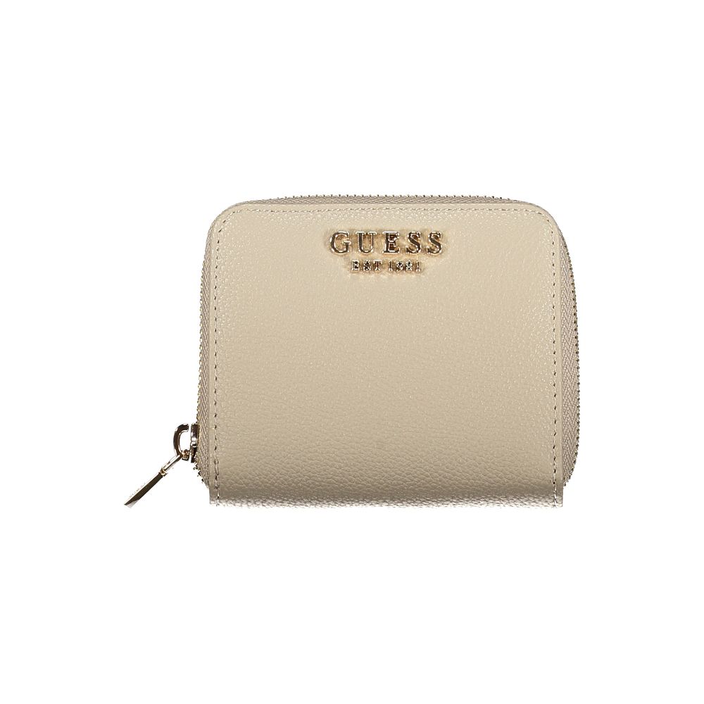 Guess Jeans Beige Polyurethane Women's Wallet