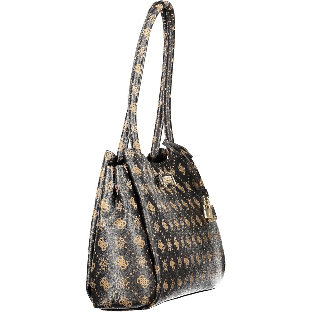 Guess Jeans Damenhandtasche aus Polyurethan in Marrone