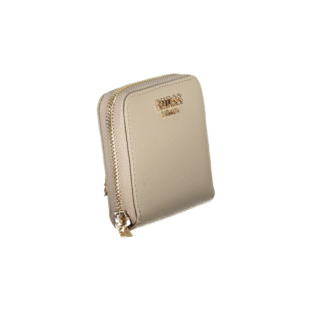 Guess Jeans Beige Polyurethane Women's Wallet