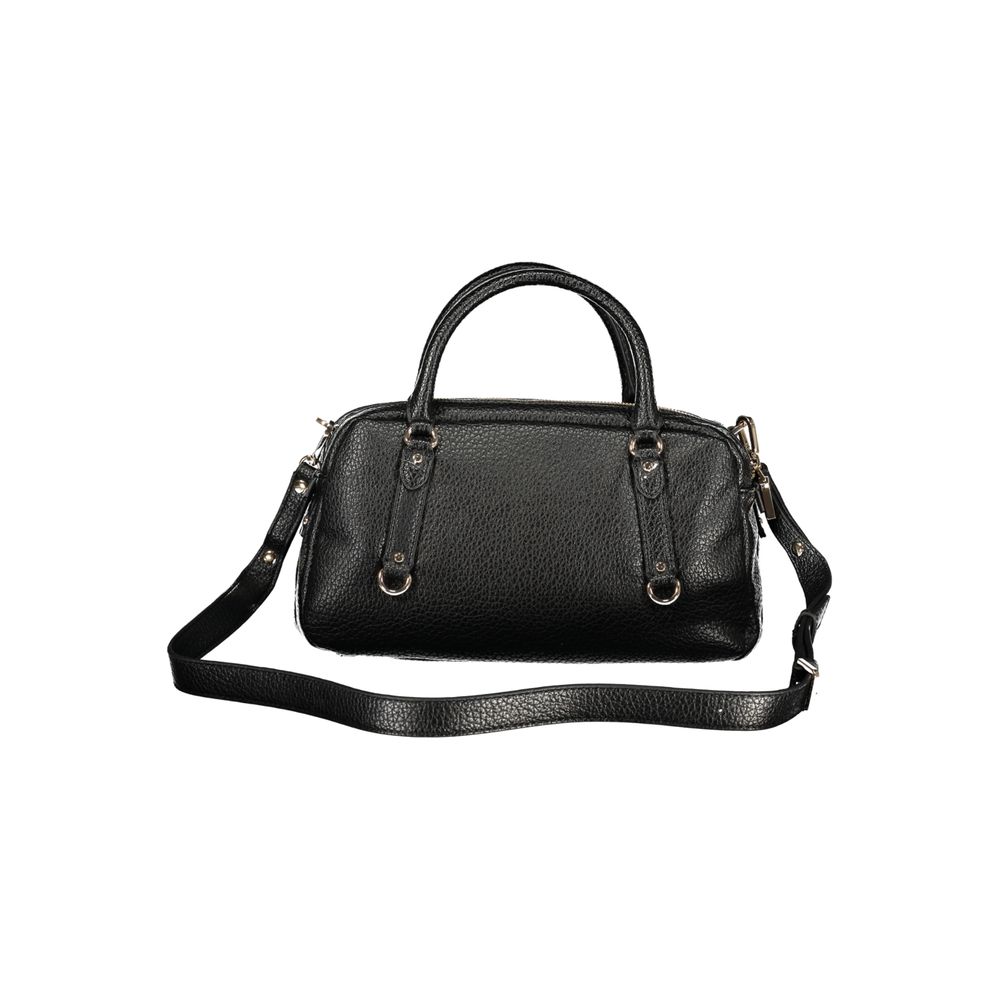 Guess Jeans Schwarze Damen-Handtasche aus Polyurethan