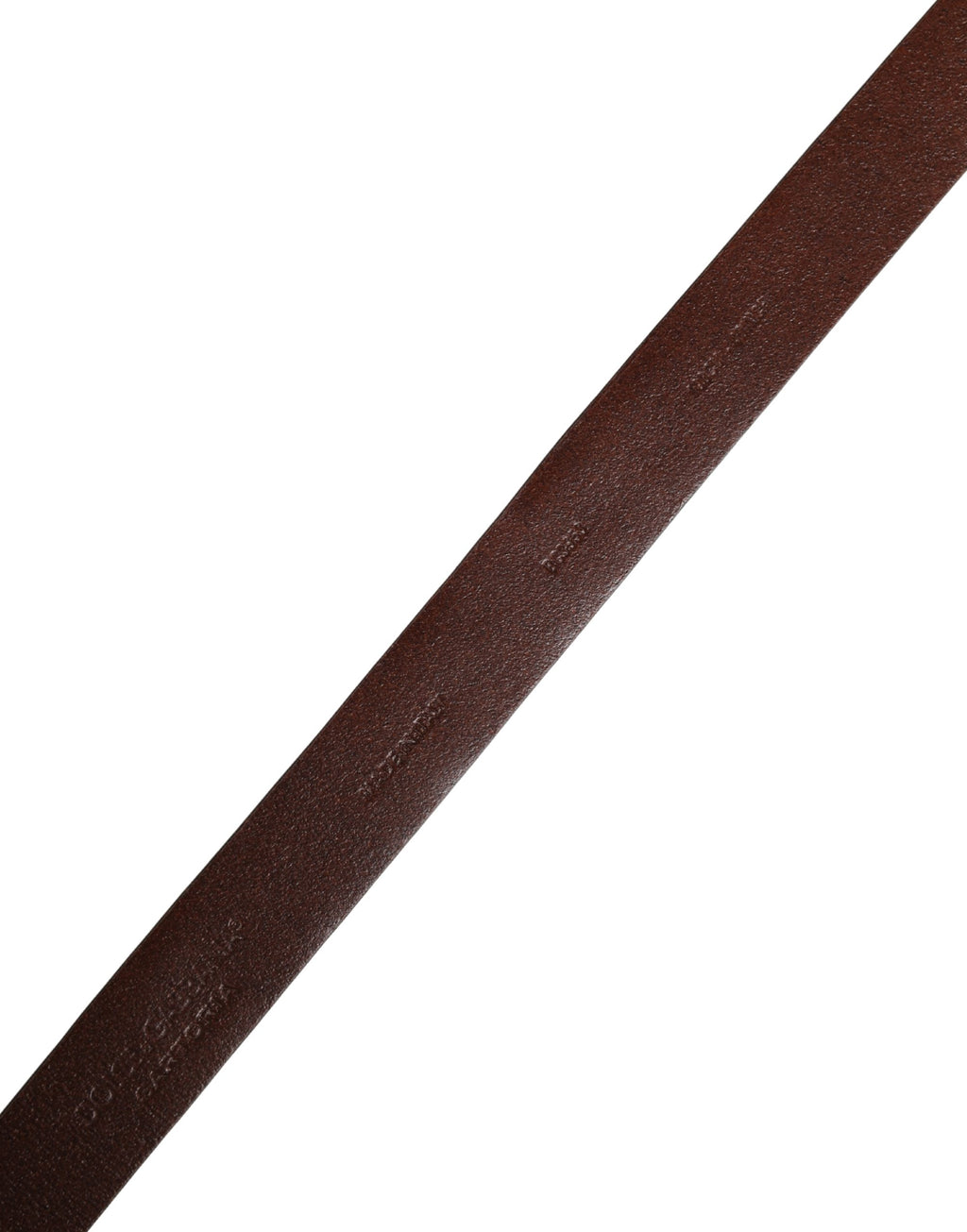 Dolce & Gabbana Men's Belt in Red Exotic Leather with Metal Buckle