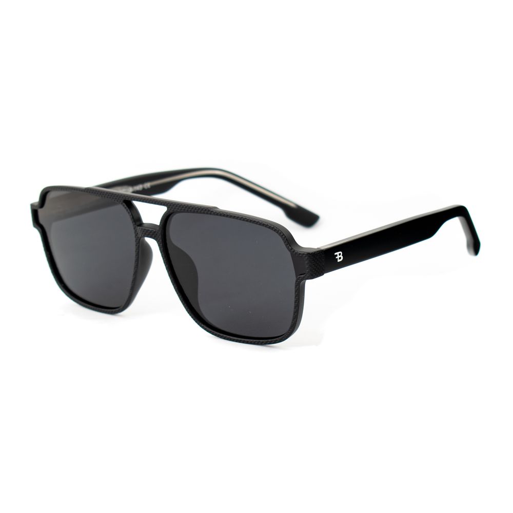Bobroff Sonnenbrille aus schwarzem Acetat