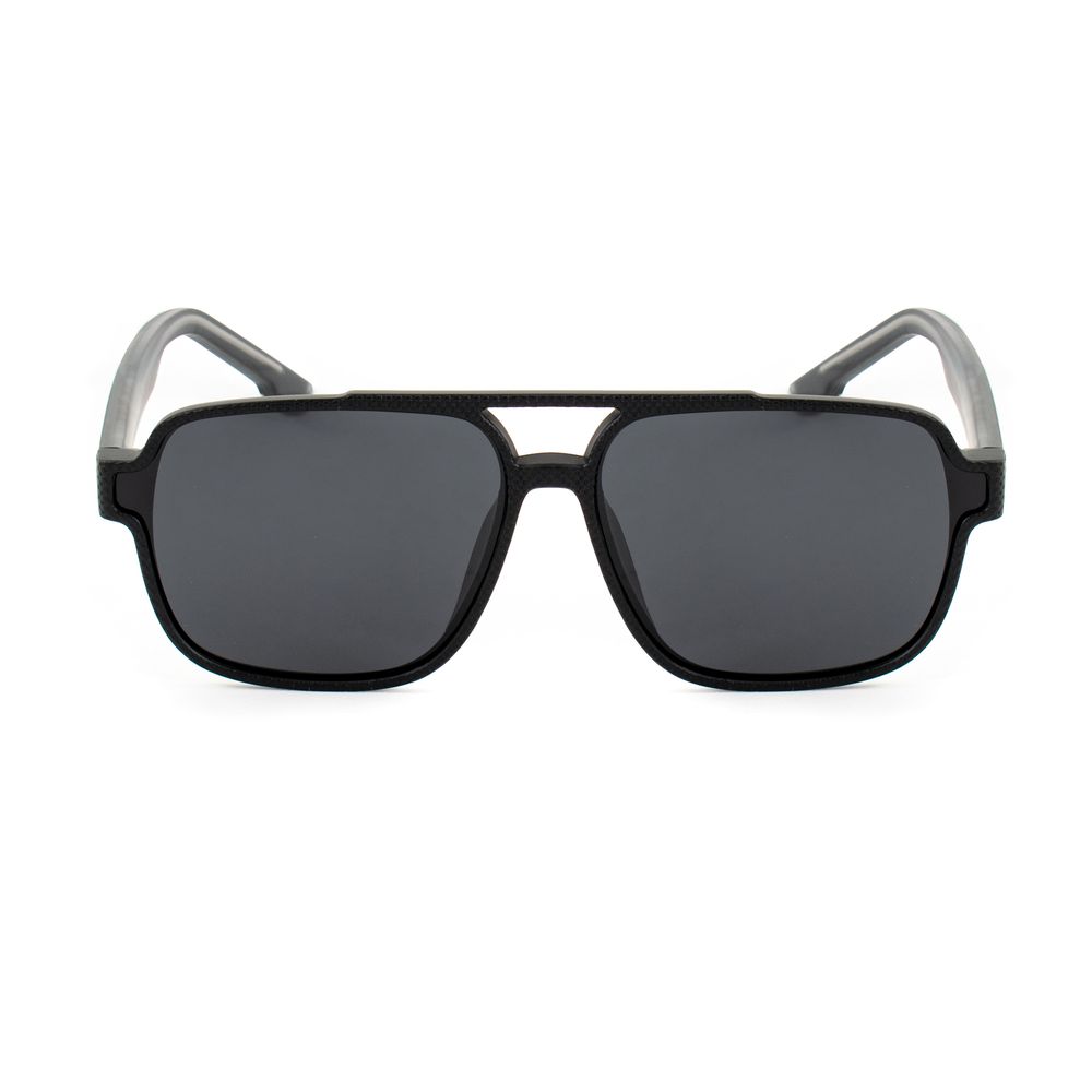 Bobroff Sonnenbrille aus schwarzem Acetat
