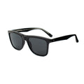 Bobroff Schwarze Sonnenbrille aus Acetat
