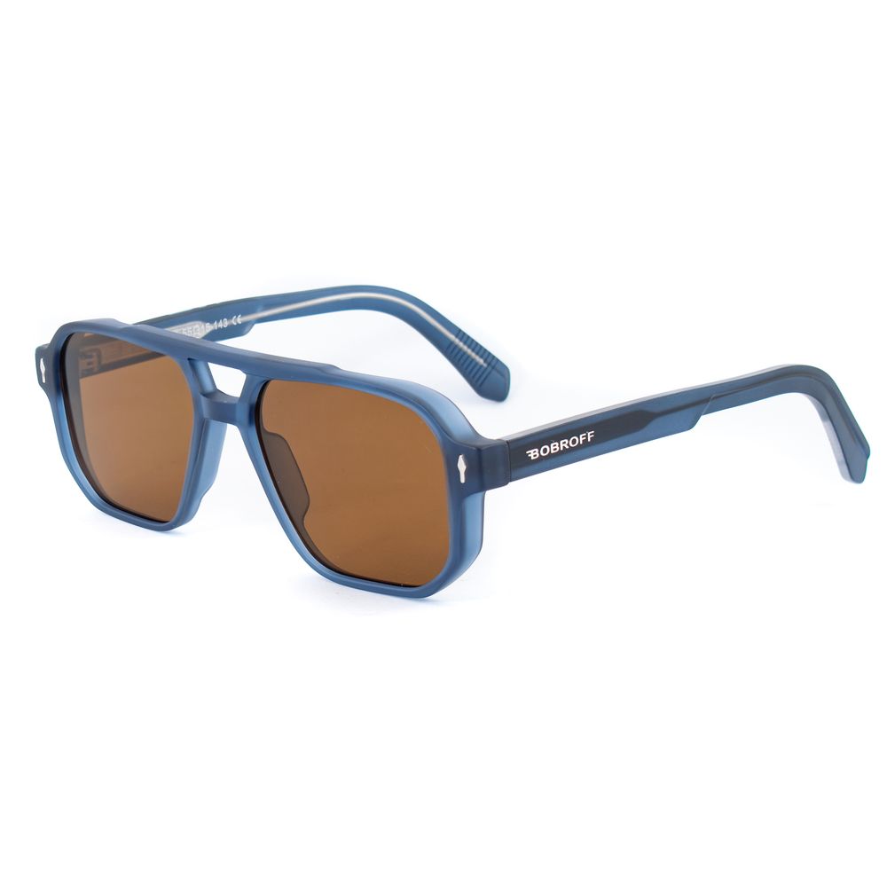 Bobroff Blaue Sonnenbrille aus Acetat