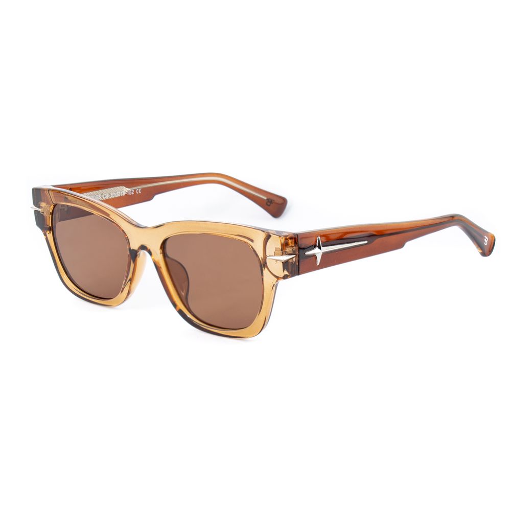 Bobroff Braune Sonnenbrille aus Acetat