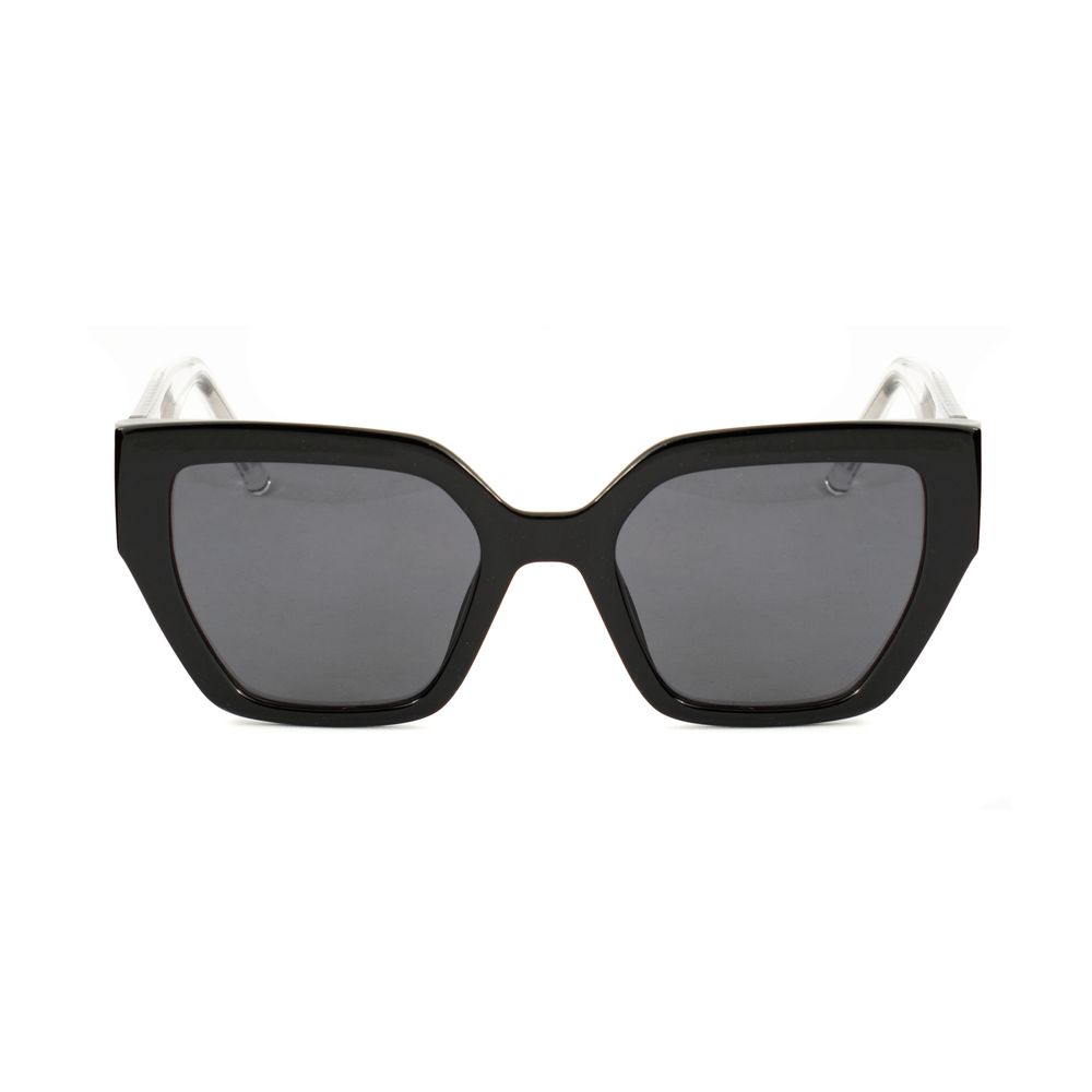 Bobroff Schwarze Sonnenbrille aus Acetat