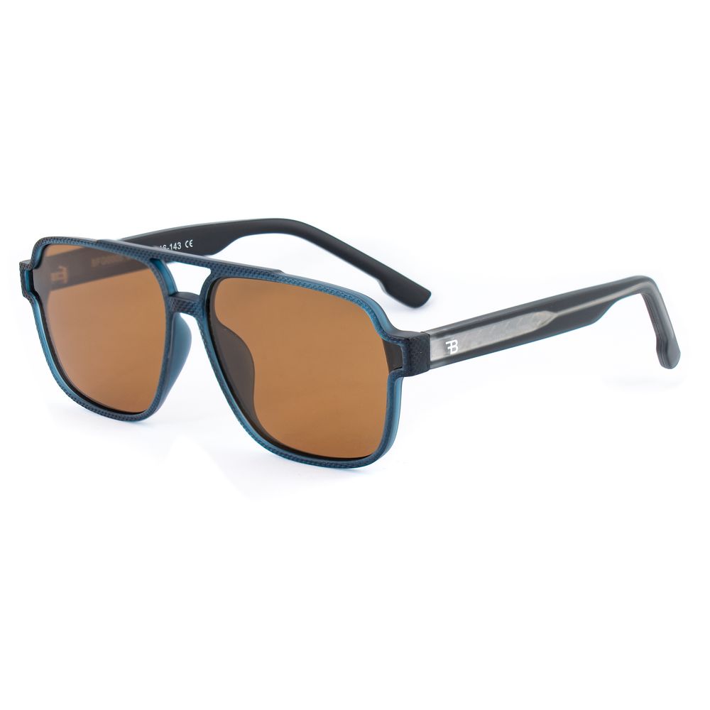 Bobroff Blaue Sonnenbrille aus Acetat