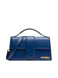 Jacquemus Dunkelblaue Lederhandtasche Le Grand Bambino
