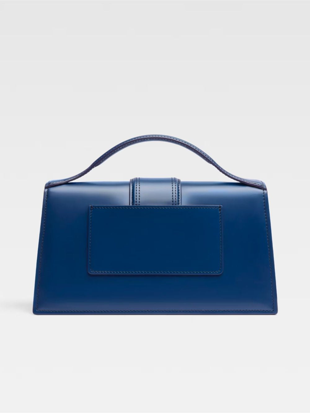 Jacquemus Dunkelblaue Lederhandtasche Le Grand Bambino