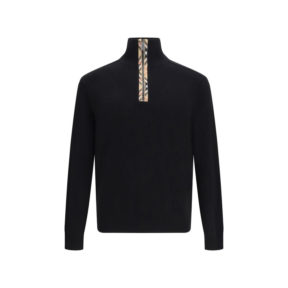 Burberry Black Wool Sweater