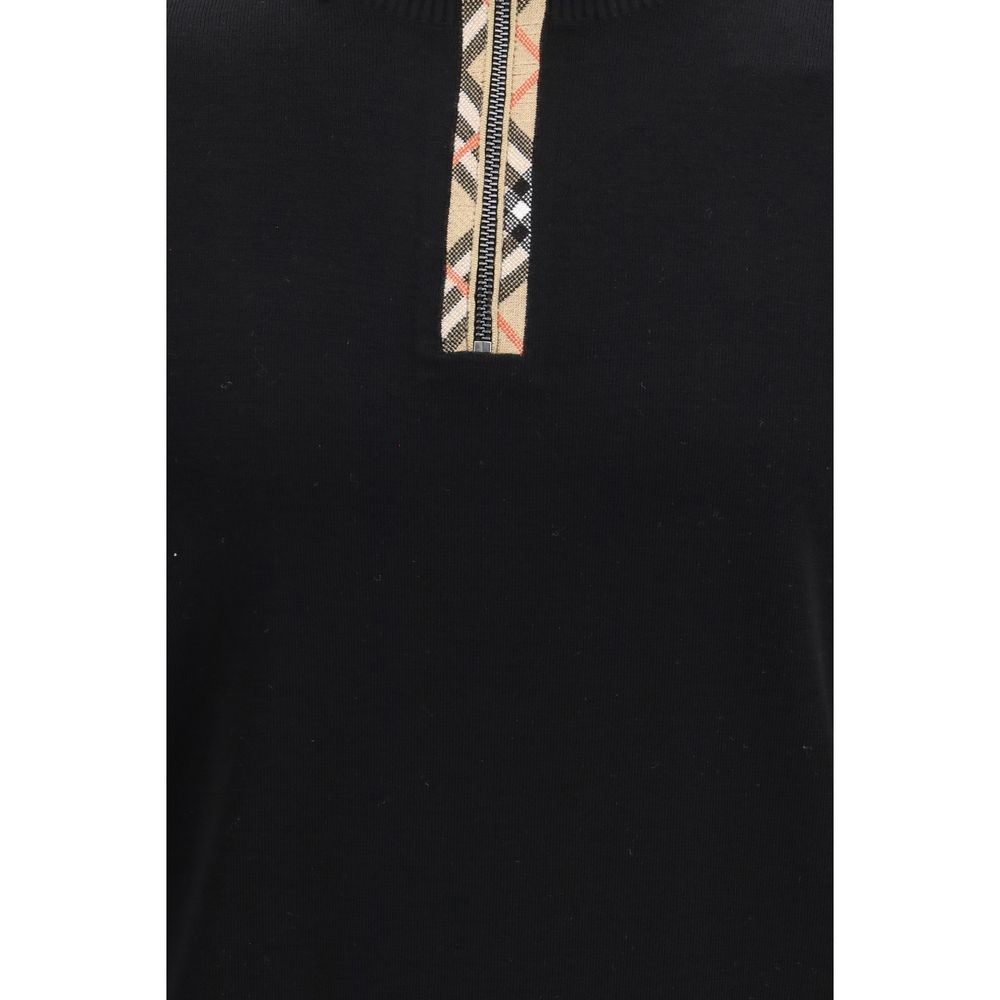 Burberry Black Wool Sweater