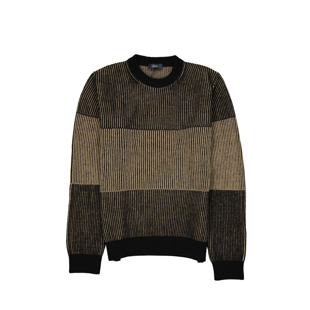 Herno Blue Wool Sweater