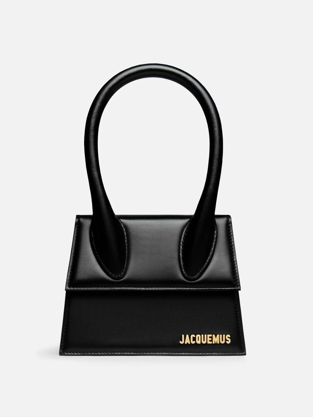 Jacquemus Schwarze Lederhandtasche Le Chiquito moyen