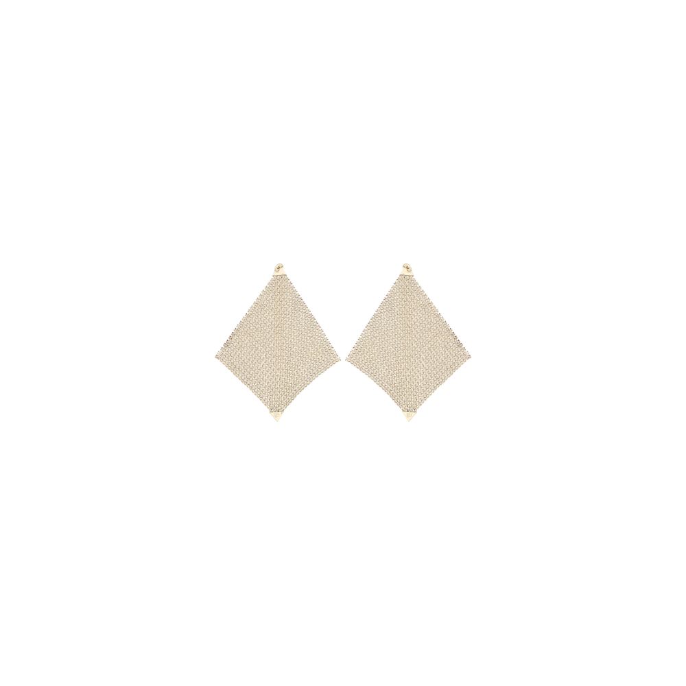 Rabanne Ohrringe aus Messing mit Gold-Finish