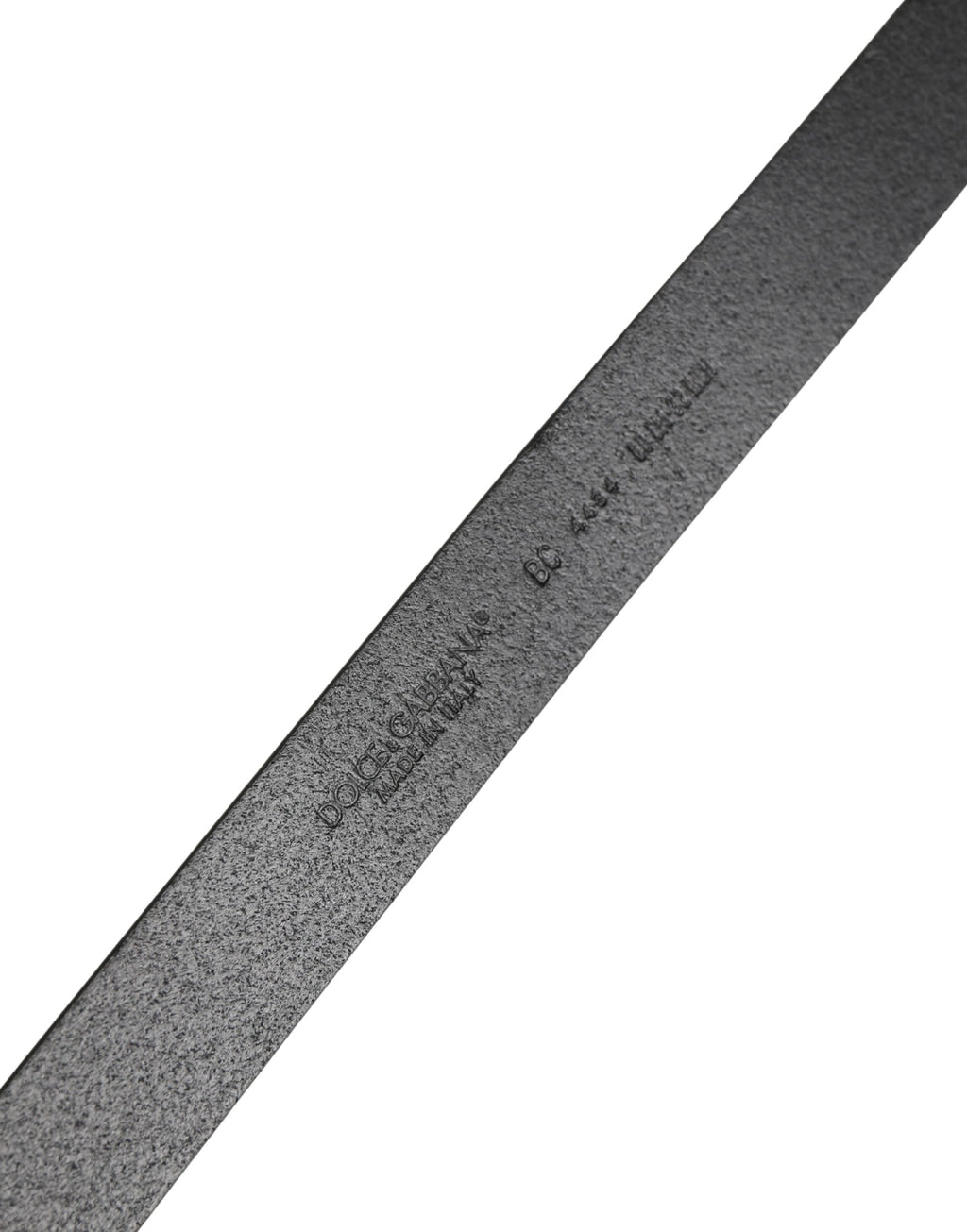Dolce & Gabbana Men's Buckle Black Leather Belt
