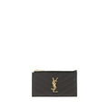 Saint Laurent Black Calfskin Bos Taurus Wallet